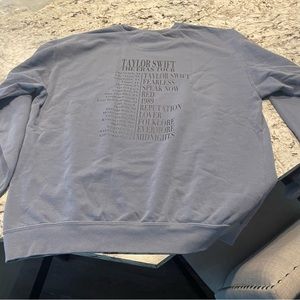 Etsy Dupe Blue Crewneck Taylor swift eras tour